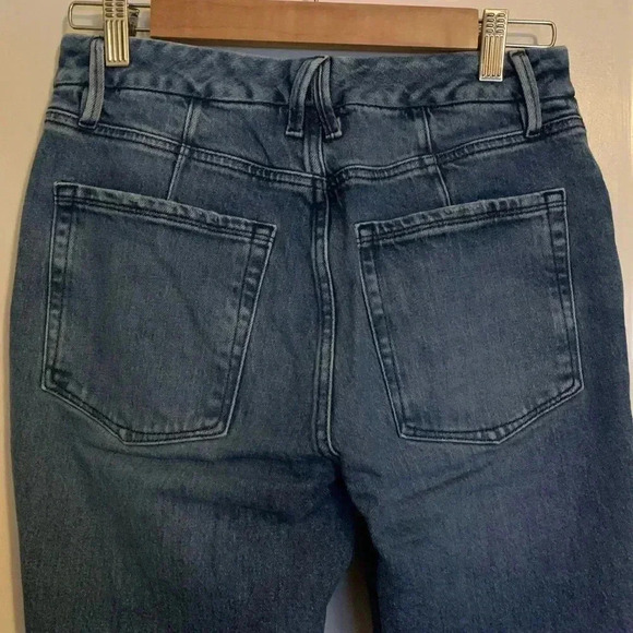 Good American Good Icon Cropped Jeans In Indigo260, Womens Size 4 - Picture 7 of 9